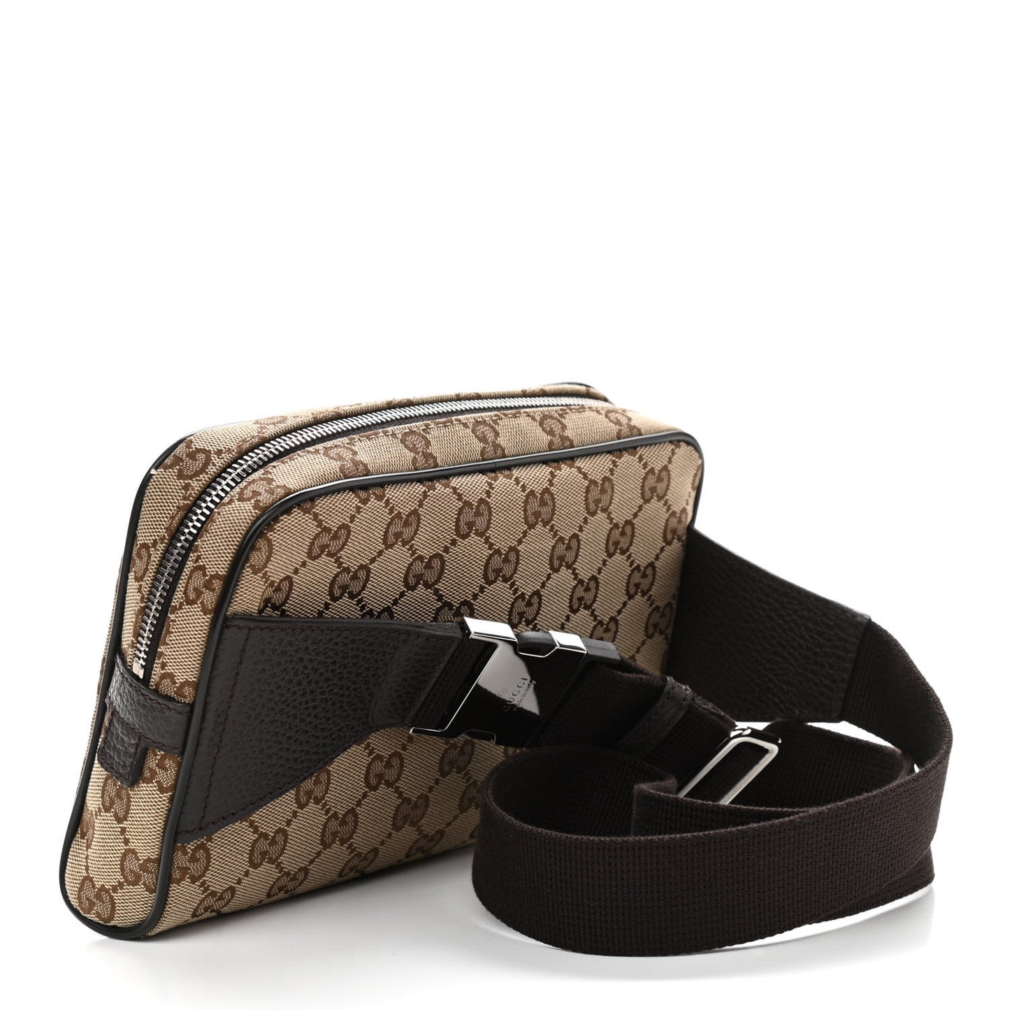 Monogram Belt Bag Dark Brown