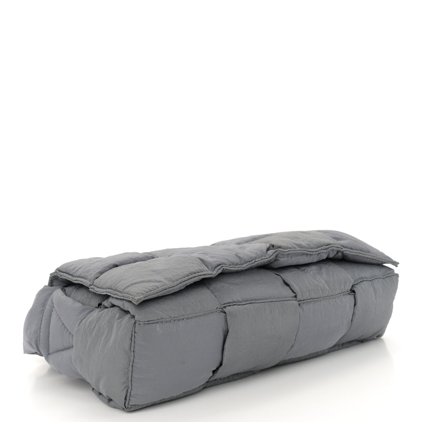 Nylon Intrecciato Padded Tech Cassette Bag Thunder