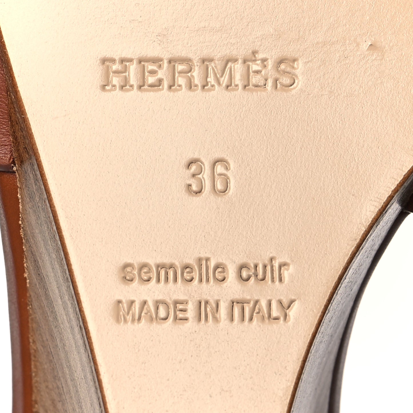 Calfskin Legend Wedge Sandals 36 Gold