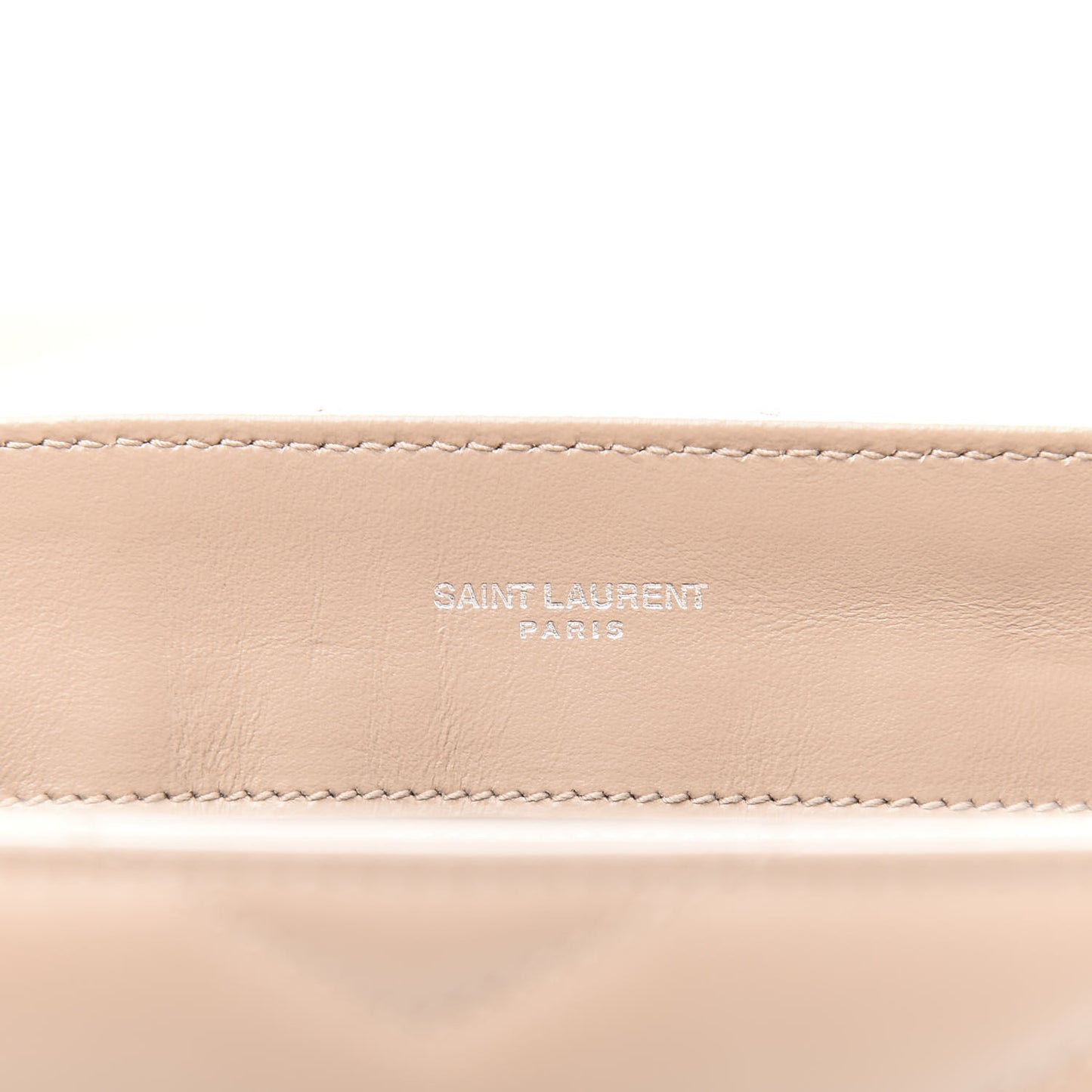 Calfskin Y Quilted Monogram Small Loulou Chain Satchel Nude Powder