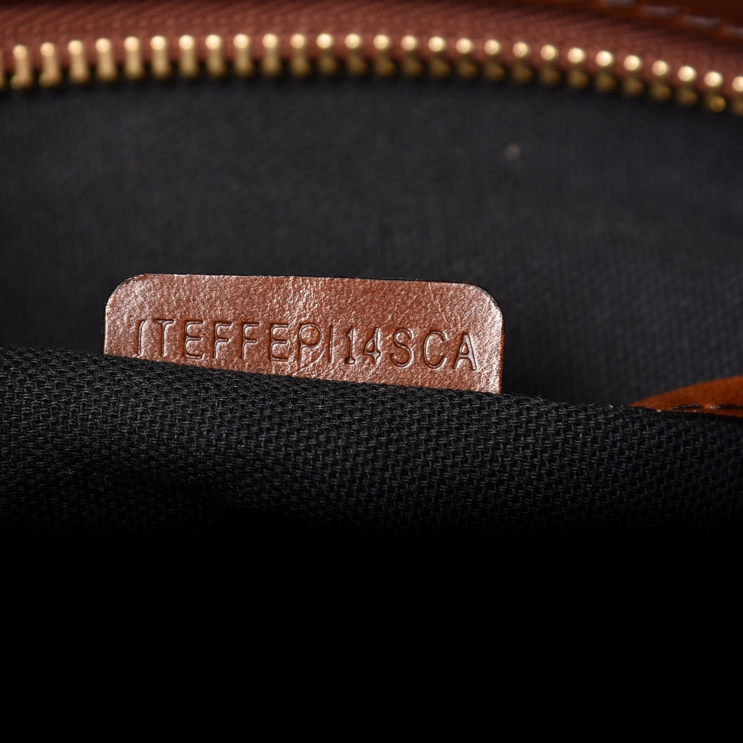 House Check Tote Dark Tan