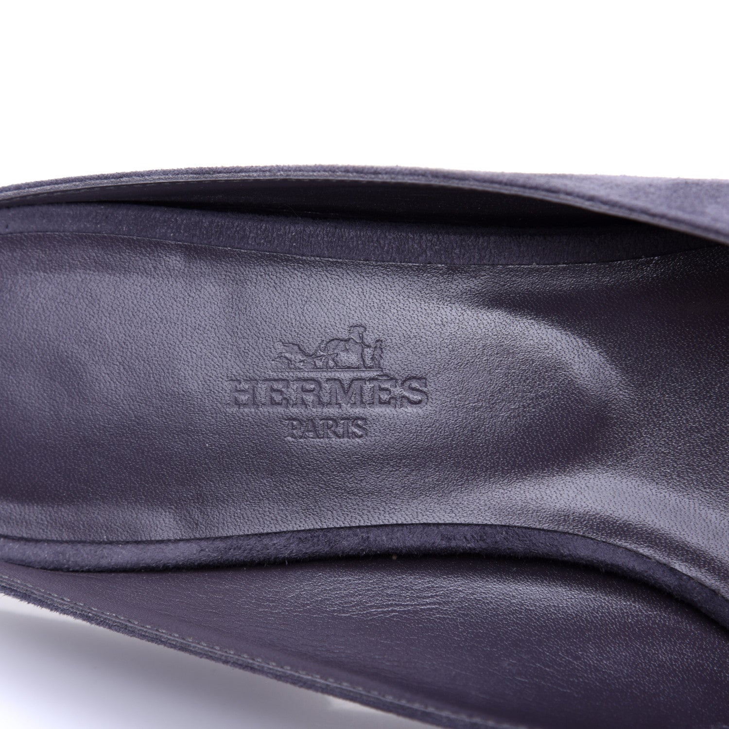 Hermes Suede Goatskin Fur Roxane Mules 38.5 7 of 13