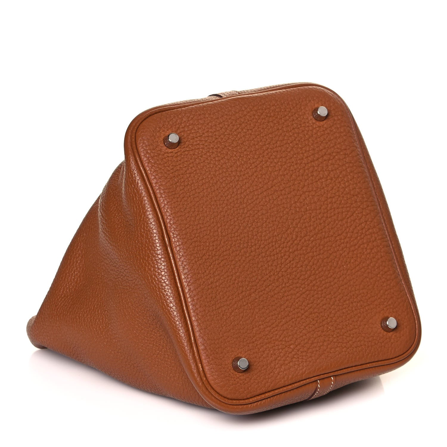Hermes Taurillon Clemence Picotin Lock 22 MM Gold 3 of 11