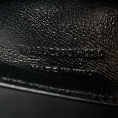 Saint Laurent Grain de Poudre Medium Classic Monogram Cassandra Top Handle Dark Beige 7 of 10