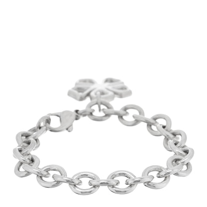 Tiffany Sterling Silver Flower Charm Bracelet 2 of 4