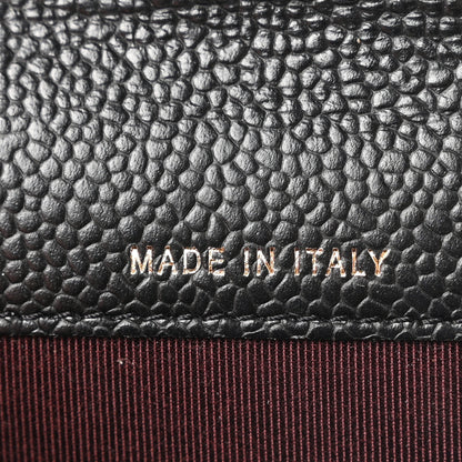 Chanel Caviar Quilted Flap Card Holder Black 7 of 9