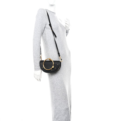 Chloe Calfskin Small Nile Bracelet Minaudiere Bag Black 2 of 9
