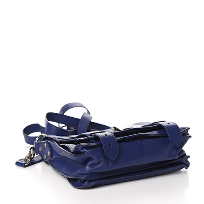 Proenza Schouler Lambskin PS1 Mini Pouch Messenger Cobalt Blue 3 of 11