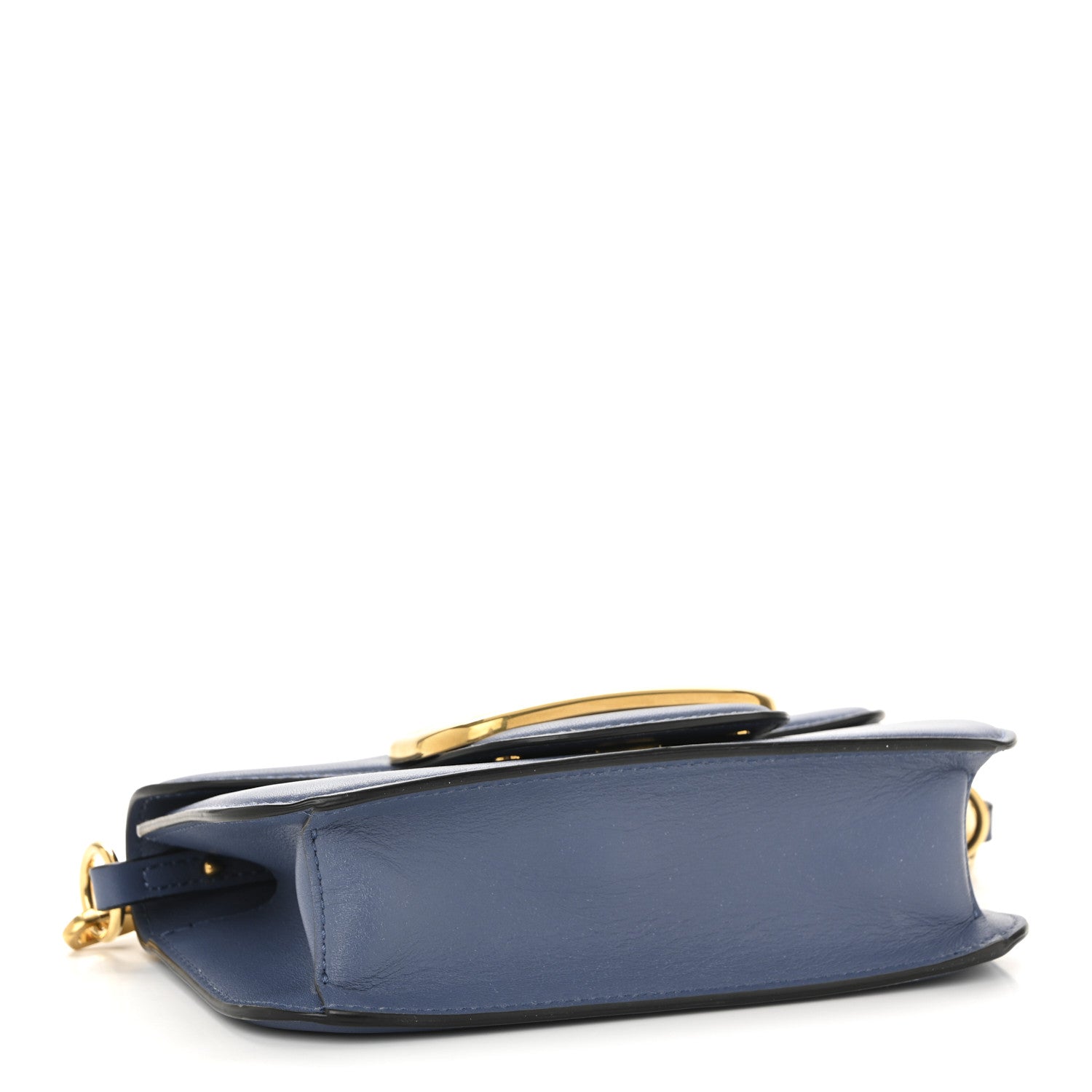 Valentino Garavani Calfskin Vlogo Small Loco Shoulder Bag Blue 4 of 12