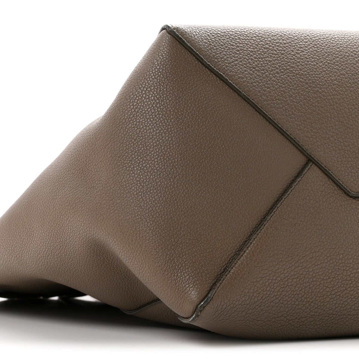 Celine Soft Grained Calfskin Small Belt Cabas Phantom Taupe 9 of 10