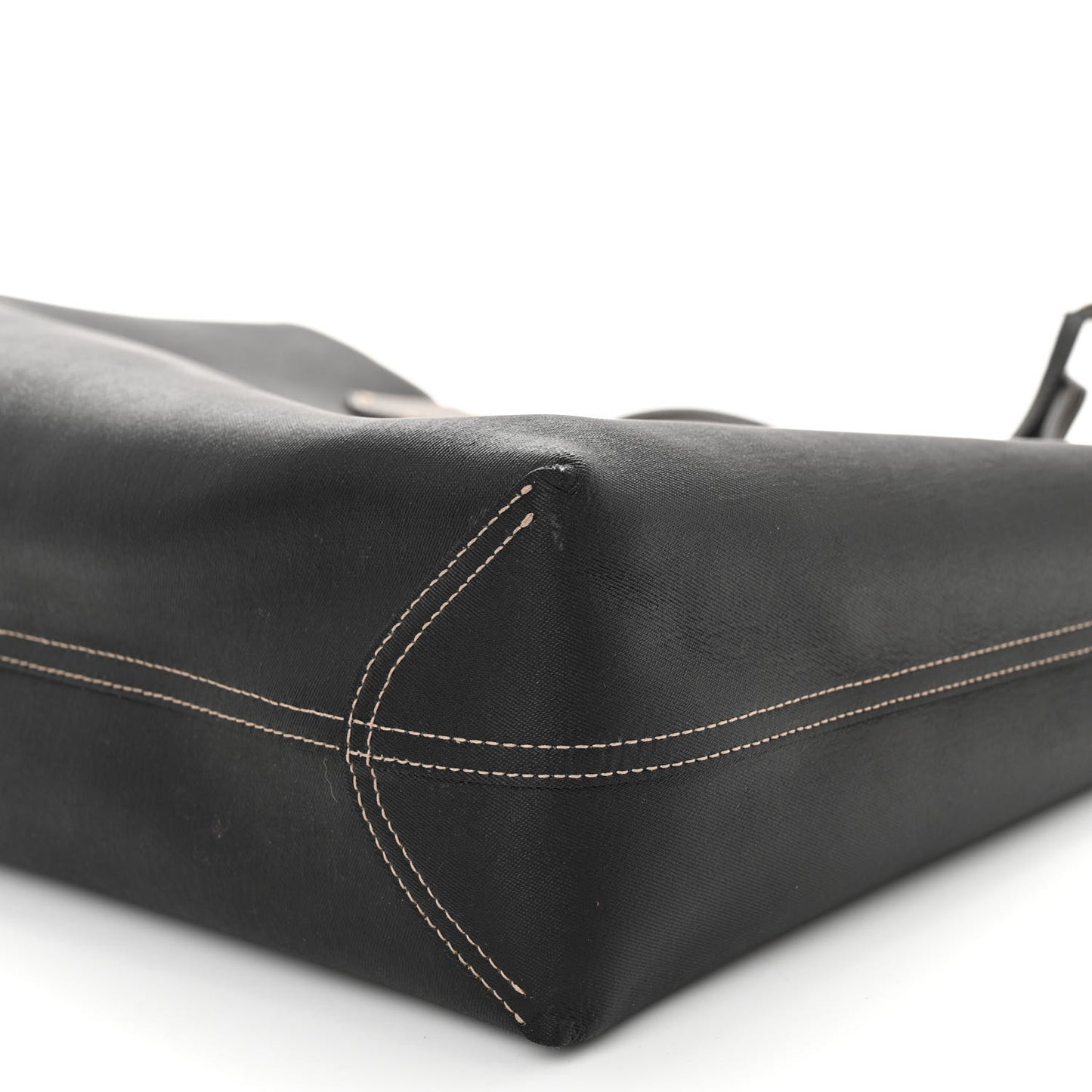 Calfskin GG Supreme Monogram Large Reversible Tote Black