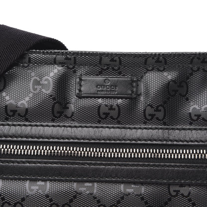Gucci Imprime Monogram Small Flat Messenger Bag Black 10 of 10