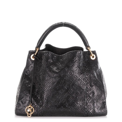 Louis Vuitton Snakeskin Embossed Monogram Artsy MM Black 1 of 7