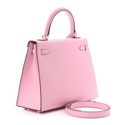 Hermes Epsom Kelly Sellier 25 Mauve Sylvestre 3 of 10