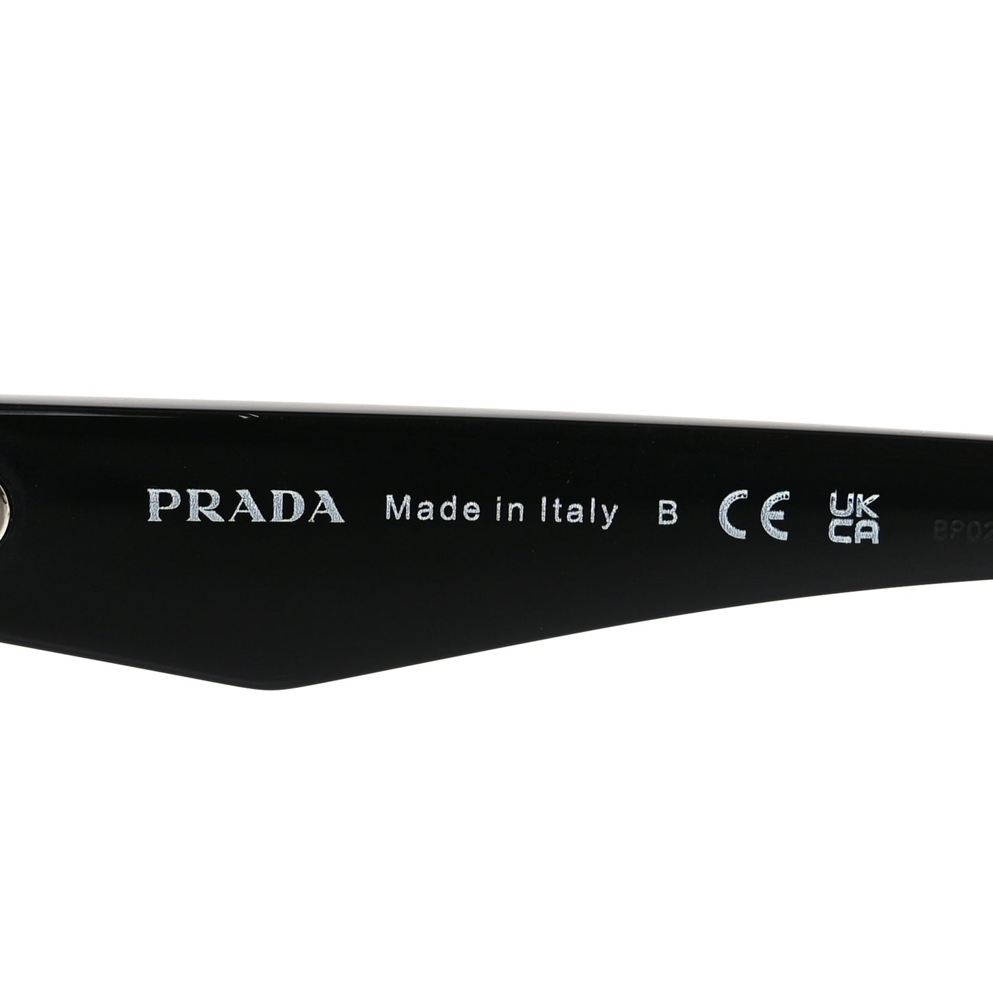 Acetate Logo Sunglasses SPR A02-F Black