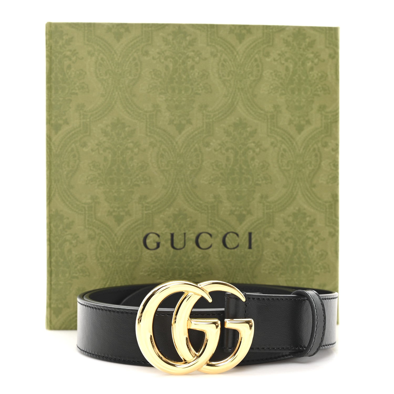 Gucci Calfskin Double G 30mm Belt 95 38 Black 5 of 5