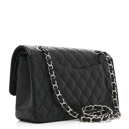 Chanel Caviar Quilted Medium Double Flap Black 3 of 10