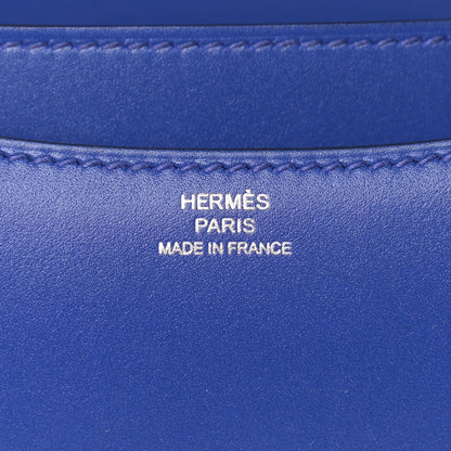 Hermes Tadelakt Constance 18 Bleu Electrique 6 of 11