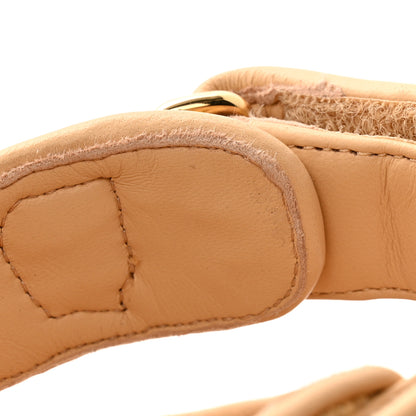 Chanel Braided Fabric Velcro Dad Sandals 36.5 Beige 11 of 13