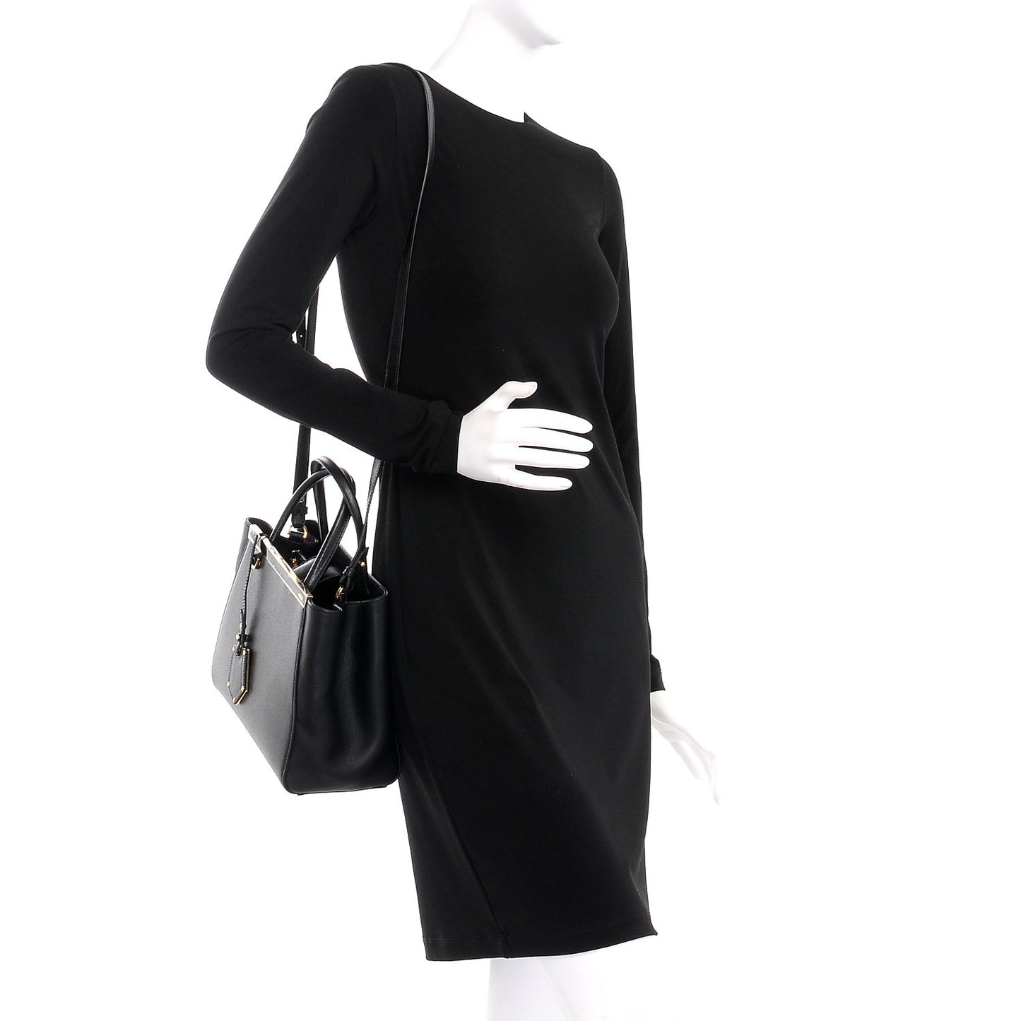Vitello Elite Petite 2Jours Tote Black