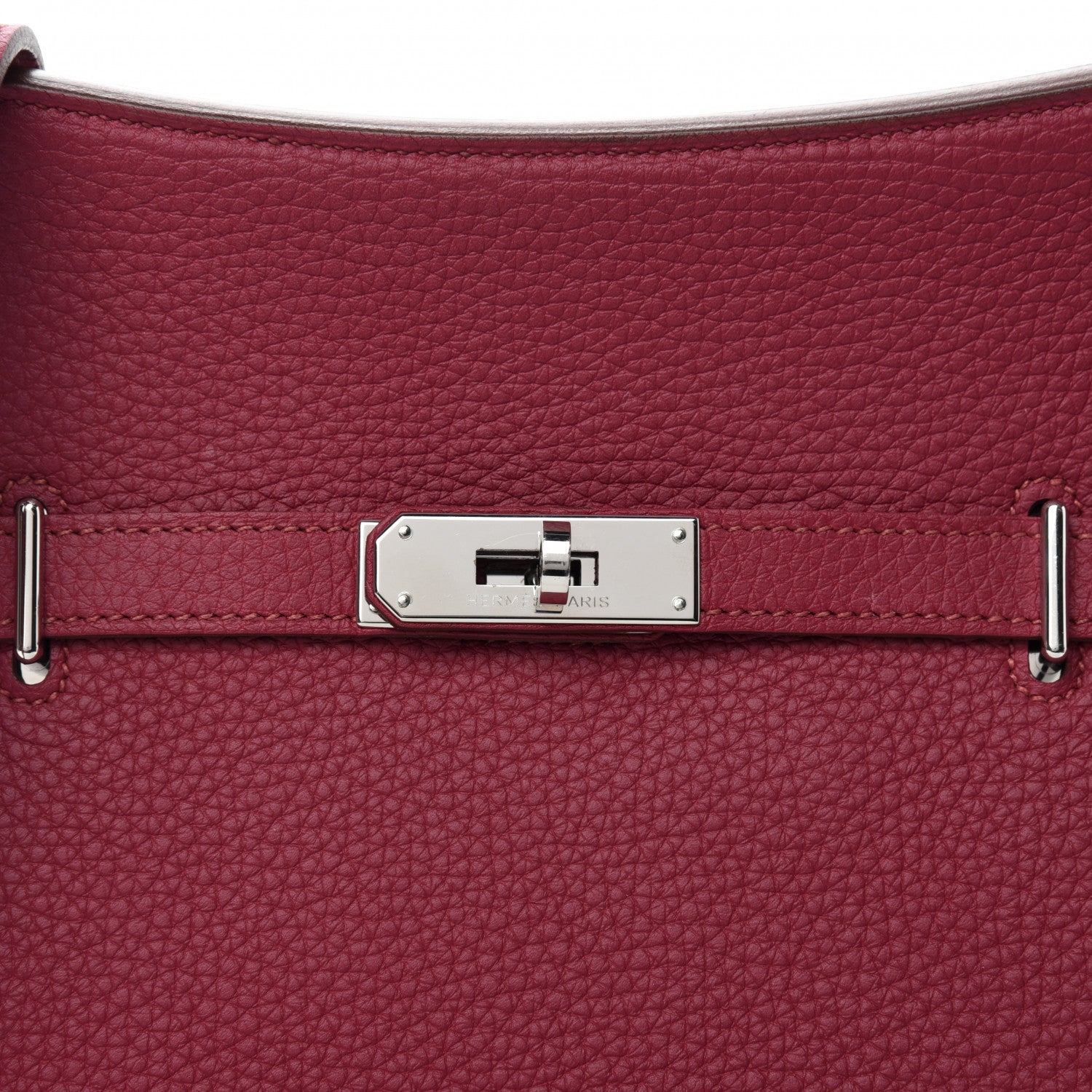 Hermes Taurillon Clemence Jypsiere 28 Rubis 8 of 13