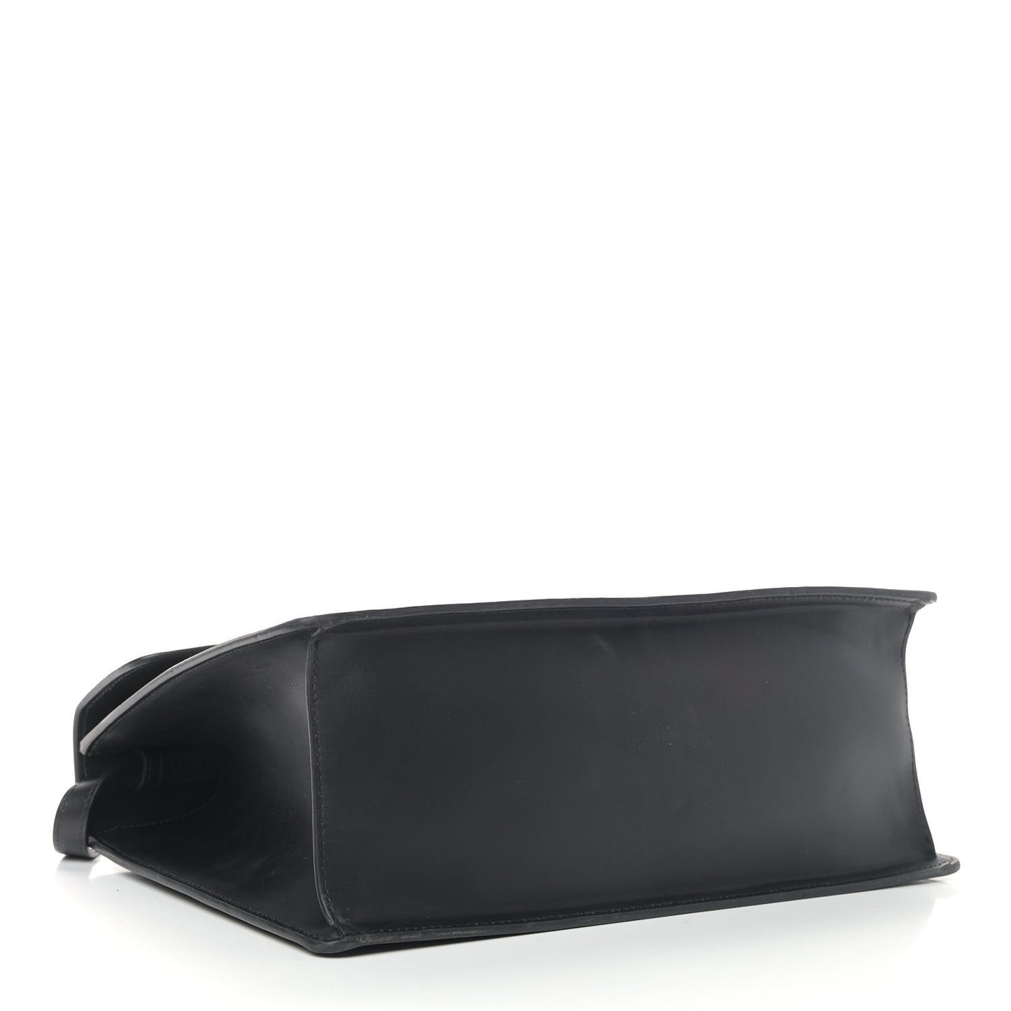 Calfskin Medium Sylvie Top Handle Bag Black