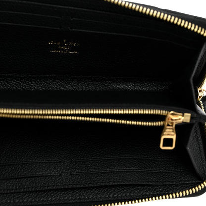 Louis Vuitton Empreinte Clemence Wallet Black 5 of 6