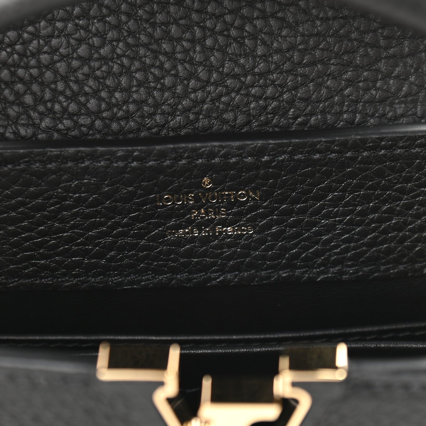 Taurillon Mini Capucines Black