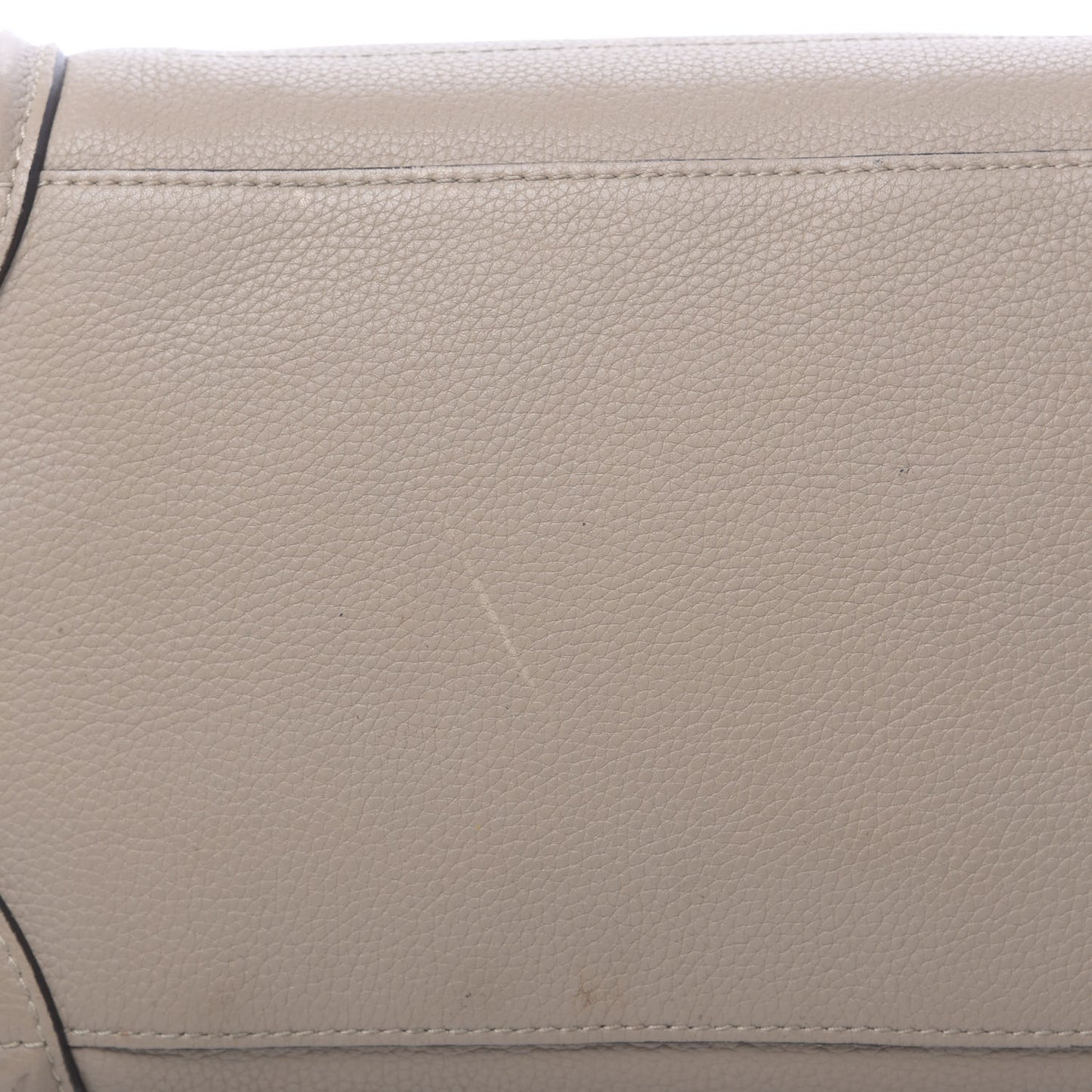 Drummed Calfskin Mini Luggage Dune