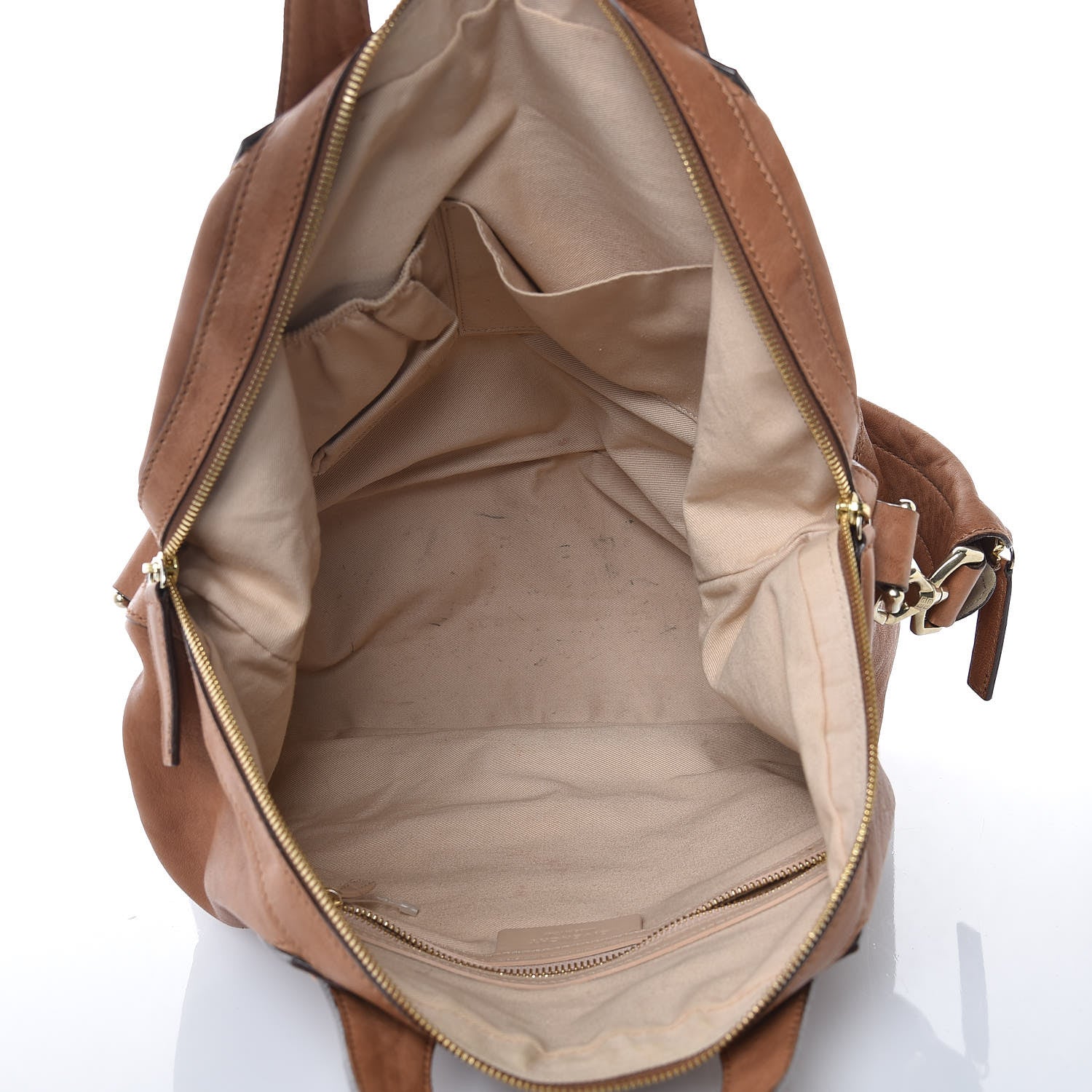 Givenchy Wrinkled Lambskin Medium Nightingale Tan 6 of 17