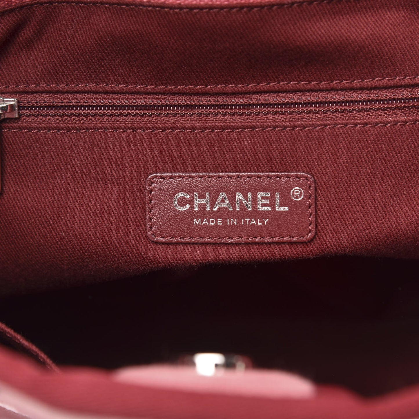 Canvas Mini Deauville Tote Red