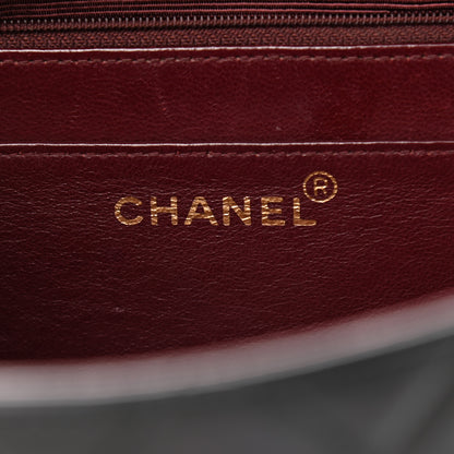 Chanel Lambskin Quilted XL Jumbo Single Flap Black 6 of 21