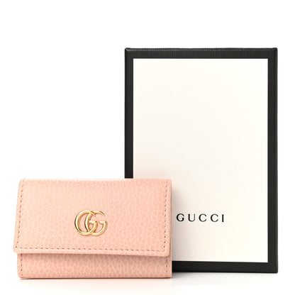 Gucci Dollar Calfskin GG Marmont 6 Key Holder Perfect Pink 9 of 9
