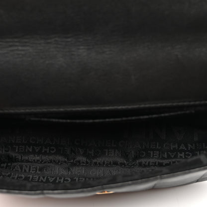 Chanel Lambskin Quilted Mini Chocolate Bar Camellia Flap Black 6 of 11