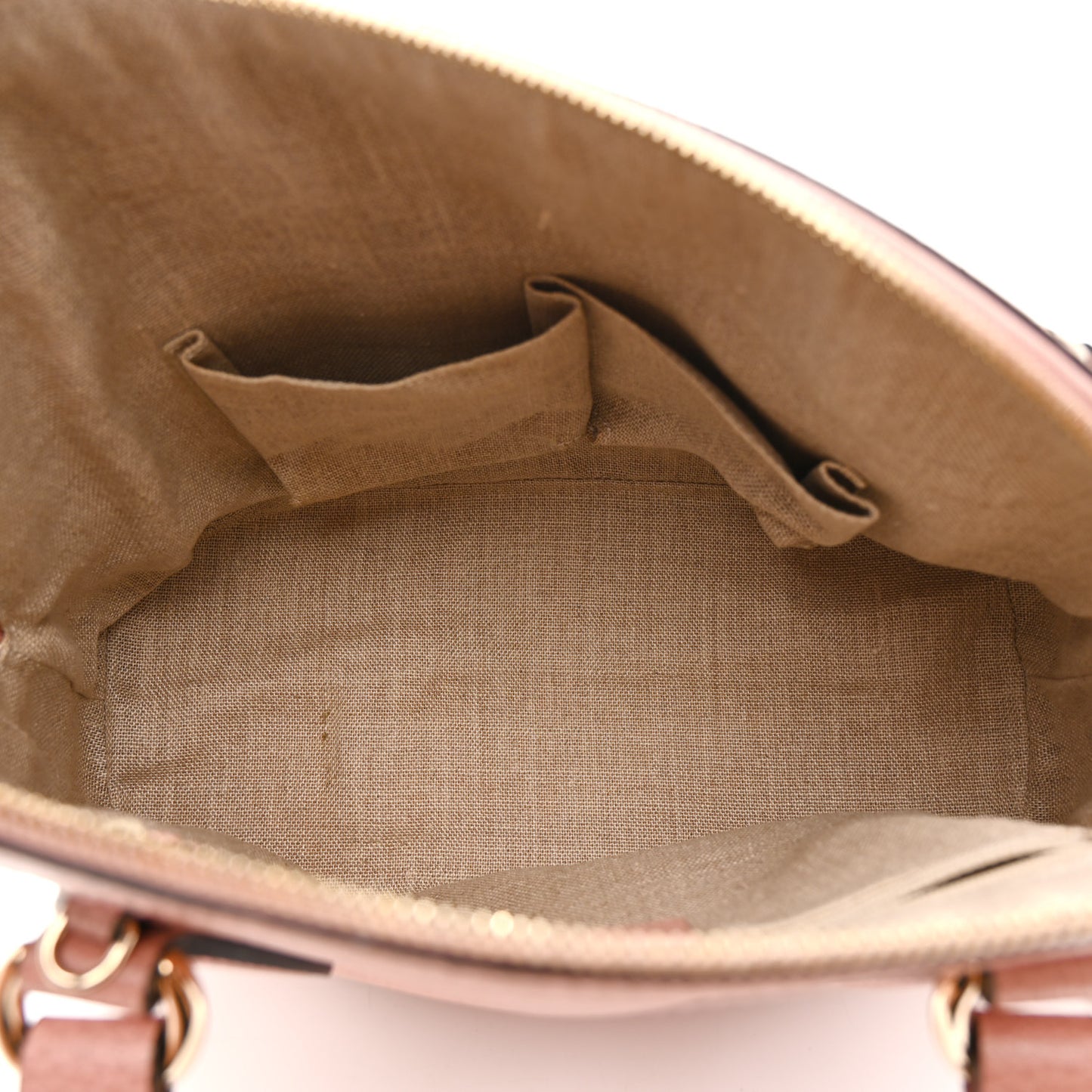 Dollar Calfskin Medium GG Charm Dome Bag Soft Pink