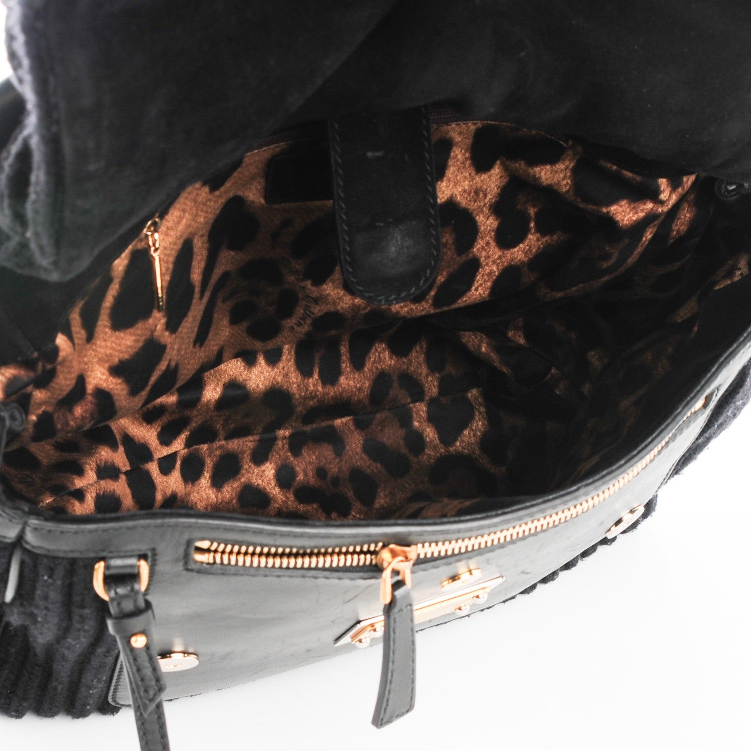 Dolce & Gabbana Wool Crocheted Miss Sicily Satchel Black 5 of 9