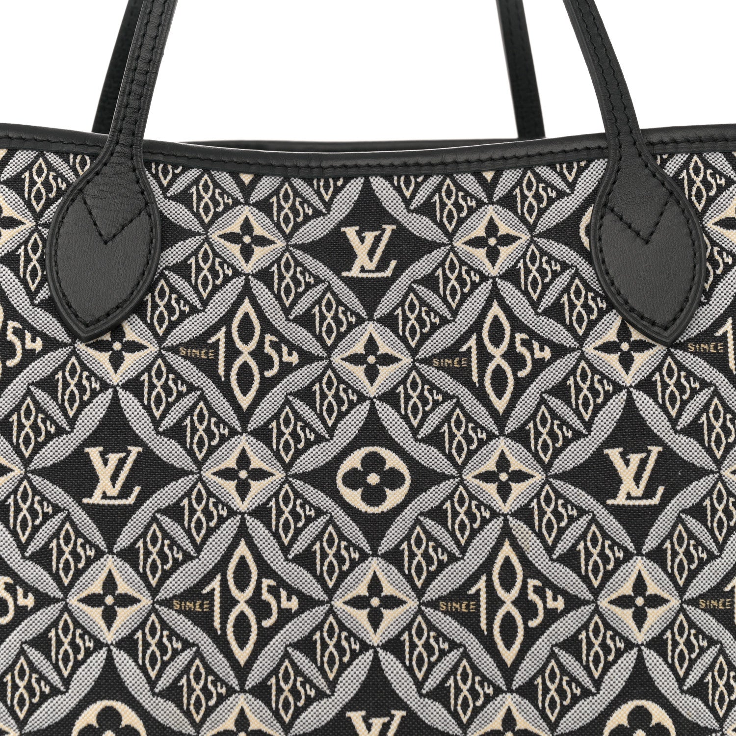 Louis Vuitton Jacquard Since 1854 Neverfull MM Grey 8 of 10