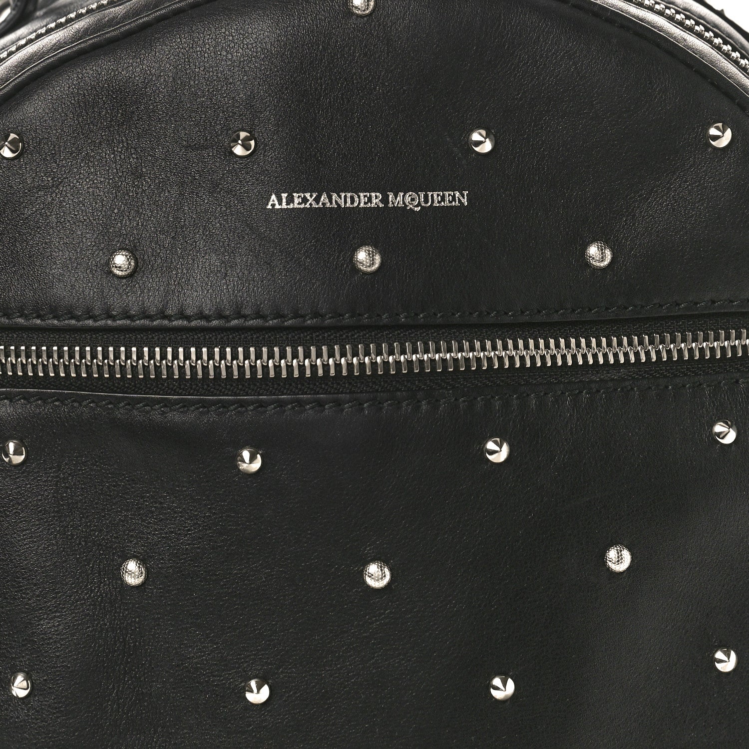 Alexander McQueen Calfskin Studded Small Backpack Black 7 of 10