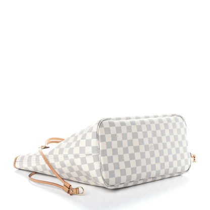 Louis Vuitton Damier Azur Neo Neverfull MM Rose Ballerine 4 of 10