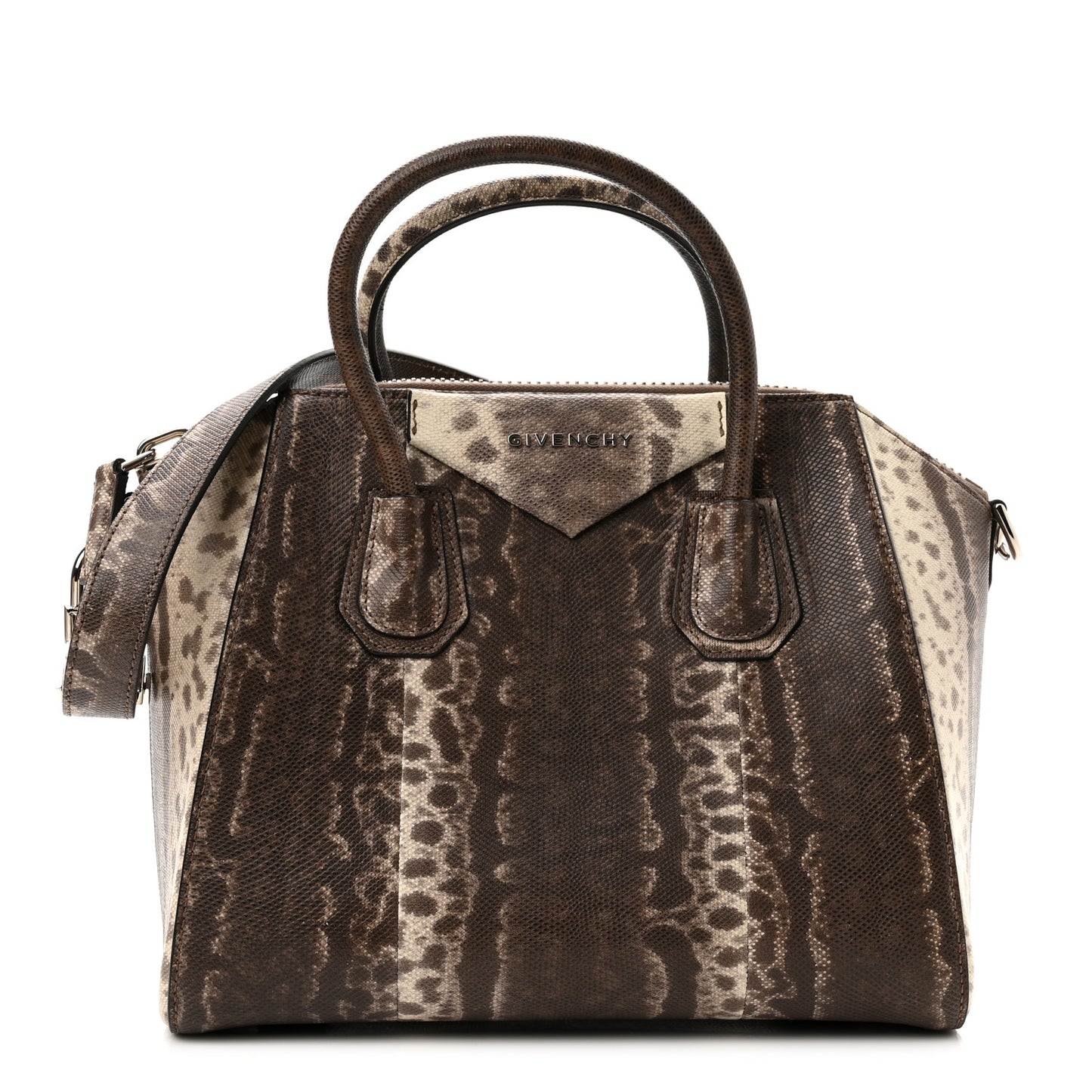 Karung Snakeskin Small Antigona Beige
