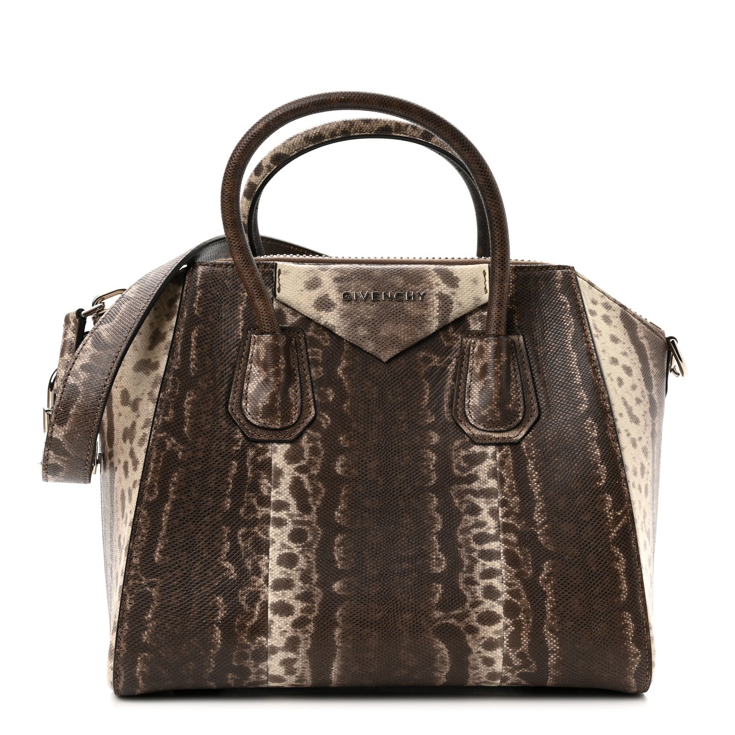 Givenchy Karung Snakeskin Small Antigona Beige 1 of 10