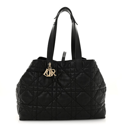 Christian Dior Calfskin Macrocannage Large Toujours  Black 1 of 15