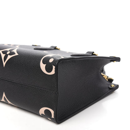 Louis Vuitton Empreinte Monogram Giant Onthego PM Black Beige 7 of 11