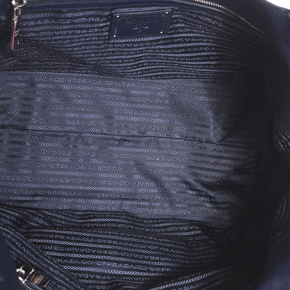 Prada Soft Calf Chain Tote Baltico 6 of 8