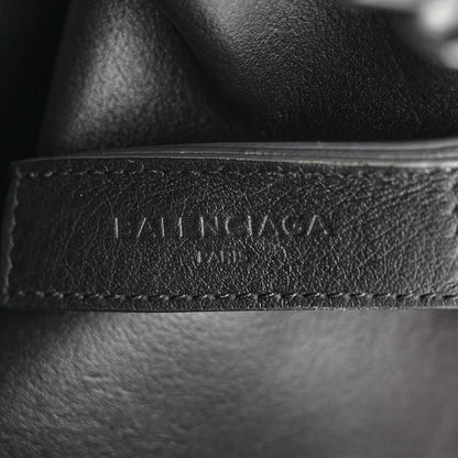 Balenciaga Veau Baltimore Double Sided Small Everyday Tote Gris Fossile Black 7 of 18