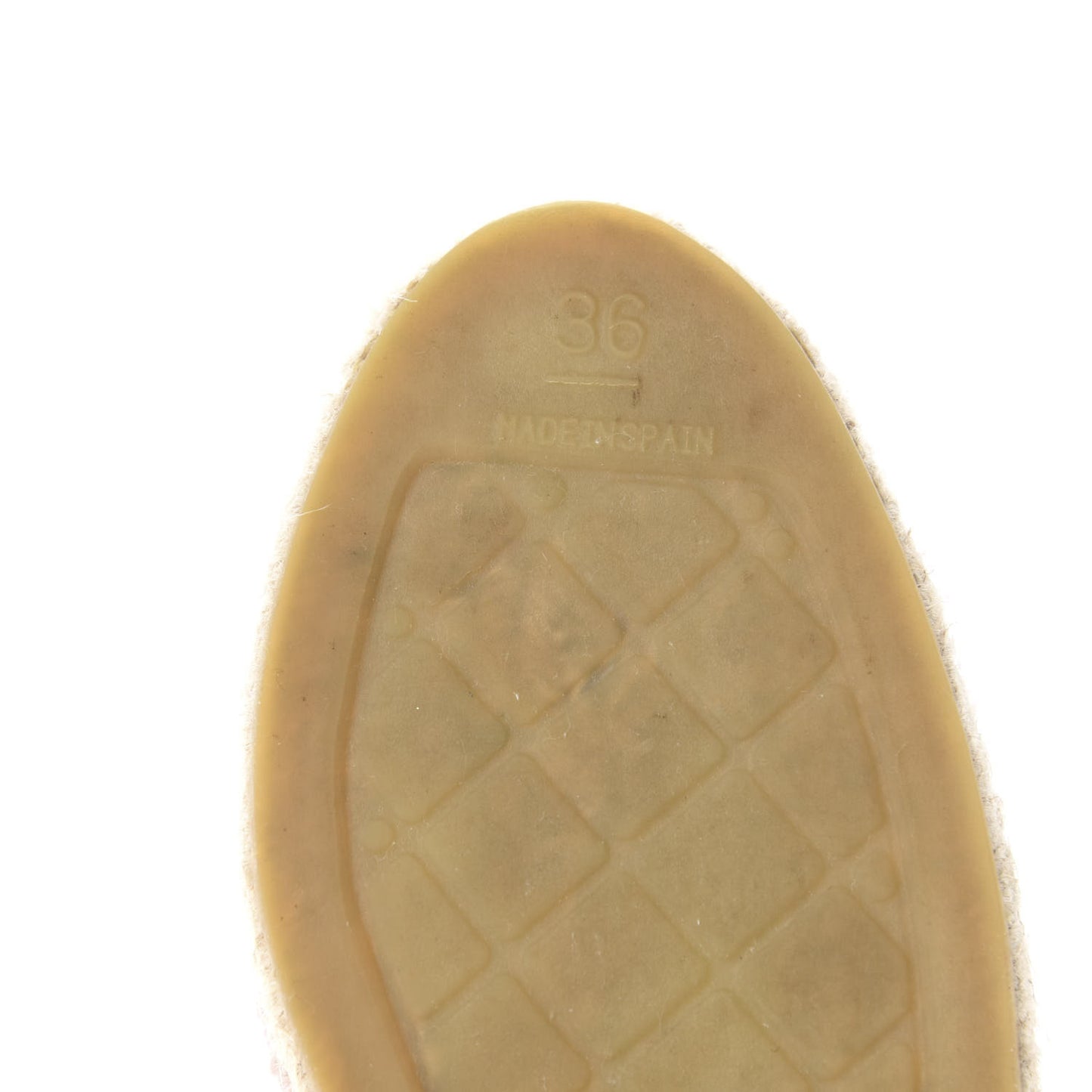 Lambskin CC Espadrilles 36 Light Pink