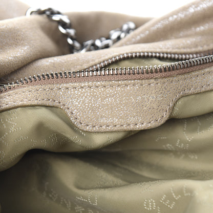 Stella McCartney Shaggy Deer Falabella Fold Over Tote Taupe 5 of 9