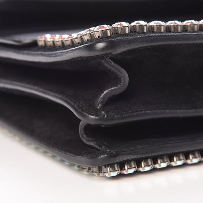 Gucci Suede Crystal Small Dionysus Shoulder Bag Black 8 of 10