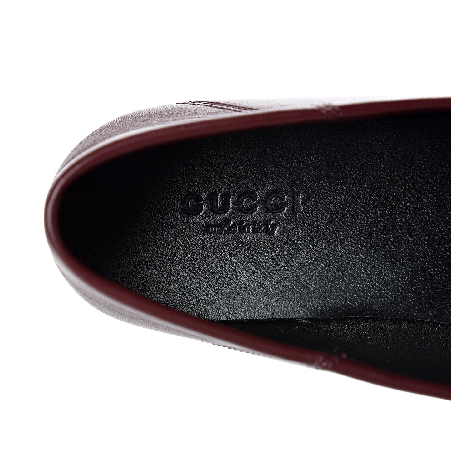 Lambskin Womens Brixton Horsebit Loafers 38 Vintage Bordeaux
