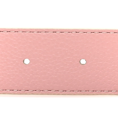 Louis Vuitton Damier Azur 30mm LV Initiales Reversible Belt 80 32 Pink 4 of 6